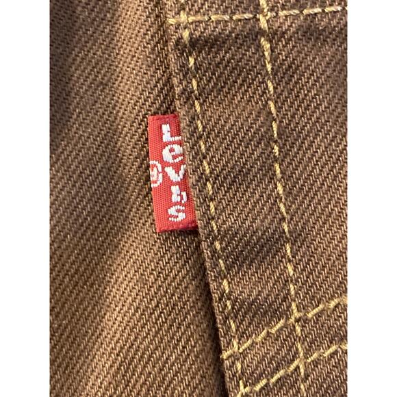 Levi’s Women’s Ribcage Straight Ankle Brown Jeans 30X27 NWT - Picture 3 of 10